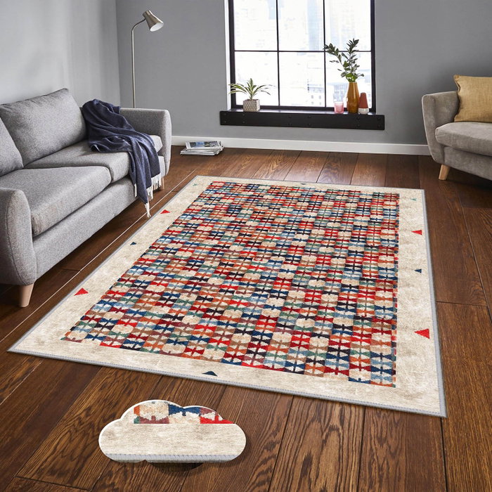 Conceptum Alfombra de Pasillo Eexfab880 Multicolor 100 x 150 cm Conceptum Alfombra de Pasillo Eexfab880 Multicolor 100 x 150 cm